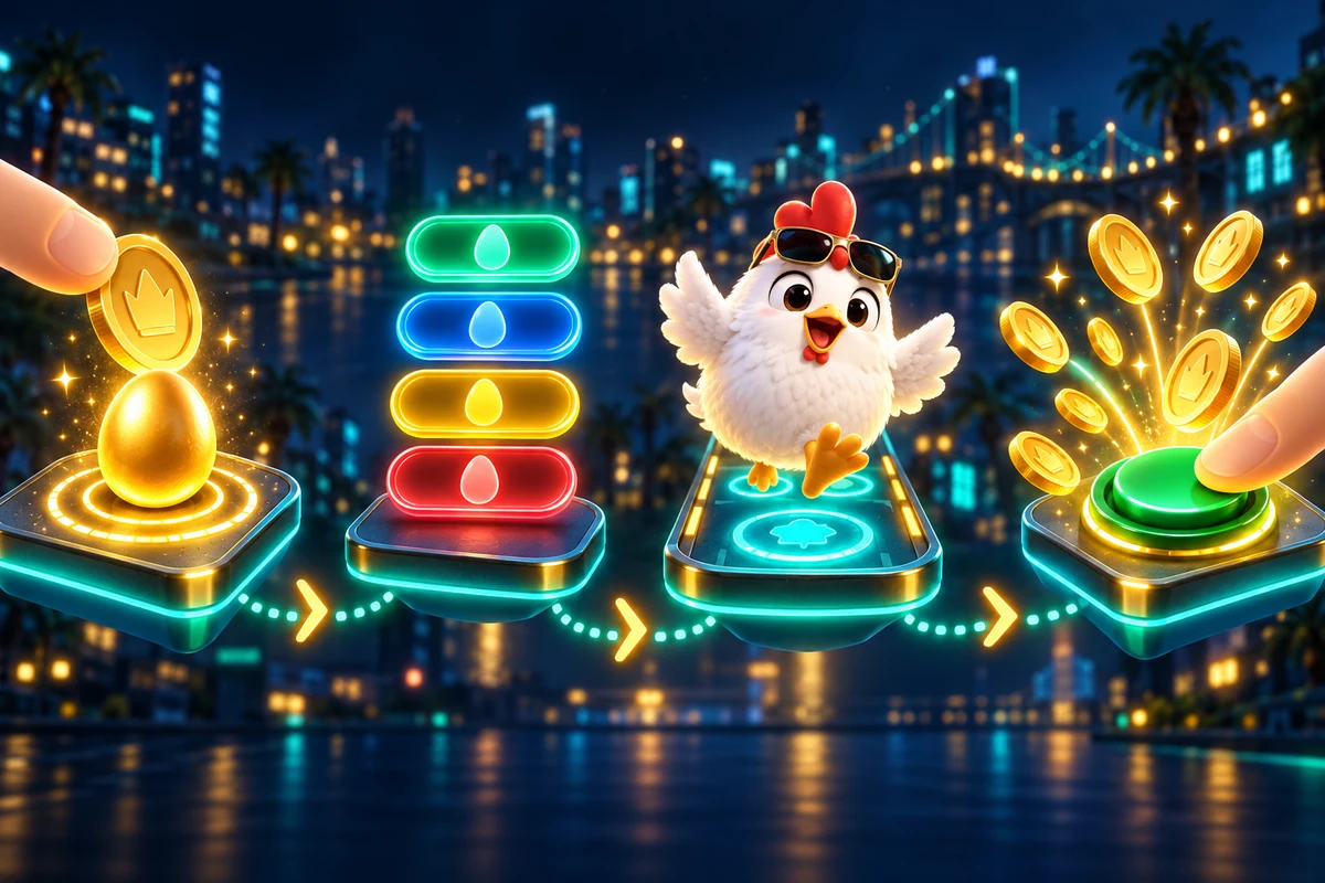 Comment jouer à Chicken Road : mise, niveau, pas à pas et encaissement