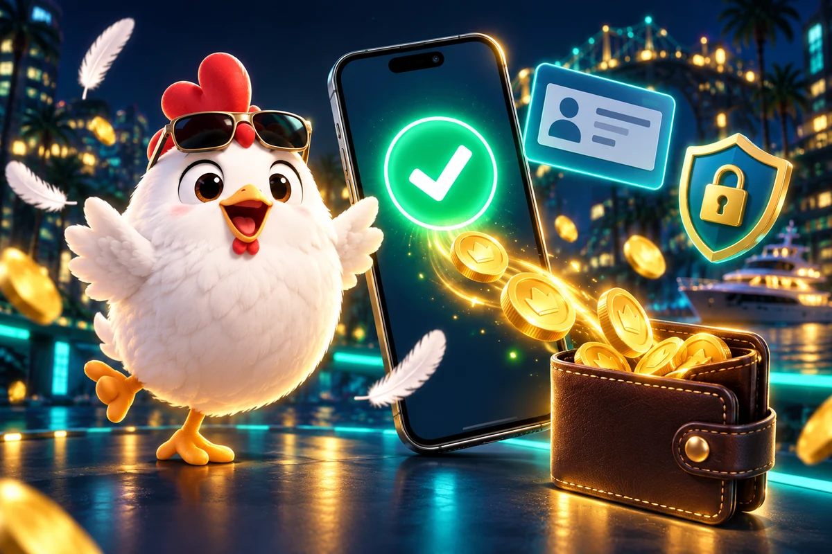 Retrait des gains au jeu du poulet : vérification et paiement